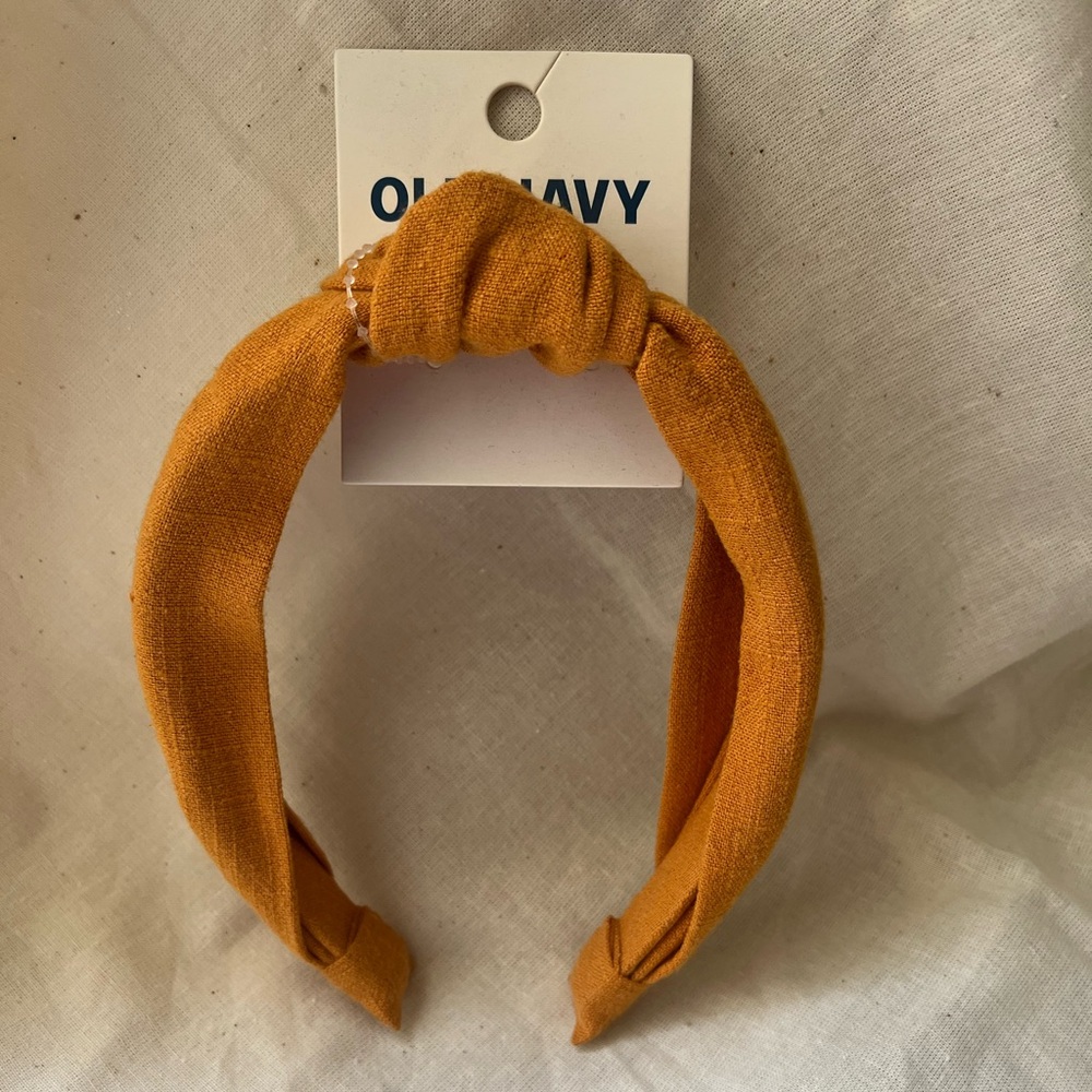 Old Navy Knot Headband - wild papaya color - one size women’s